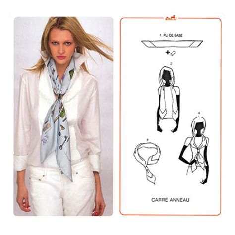 come indossare foulard di hermes|10 MODI DI ANNODARE IL FOULARD SECONDO HERMES.